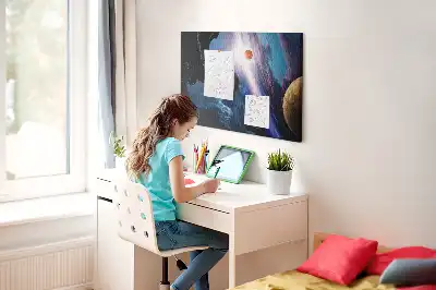 Great Galaxy Printed Cork Memo Board