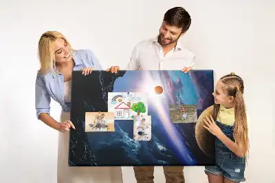 Great Galaxy Printed Cork Memo Board