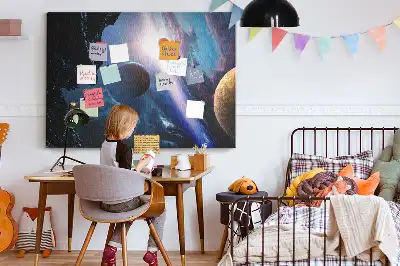 Great Galaxy Printed Cork Memo Board