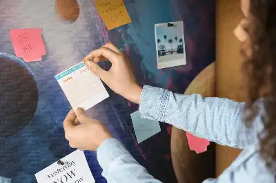 Great Galaxy Printed Cork Memo Board