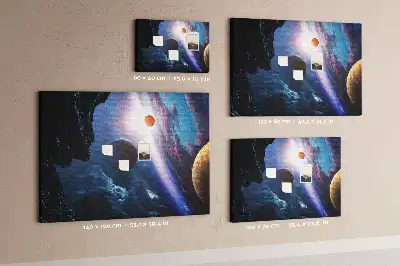 Great Galaxy Printed Cork Memo Board