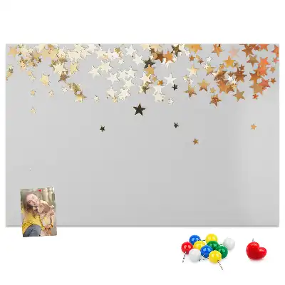 Printed Cork Board Stars