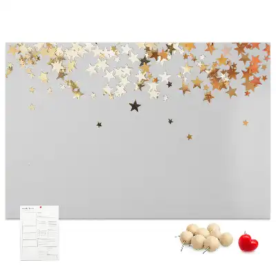 Printed Cork Board Stars