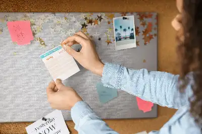 Printed Cork Board Stars