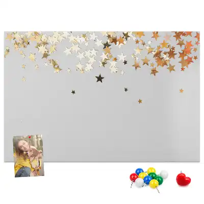 Printed Cork Board Stars