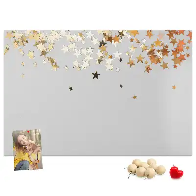 Printed Cork Board Stars