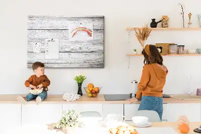 Printed Cork Memo Board Painted boards