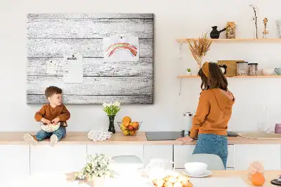 Printed Cork Memo Board Painted boards