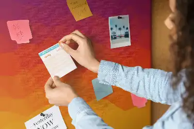 Sunrise Cork Memo Board