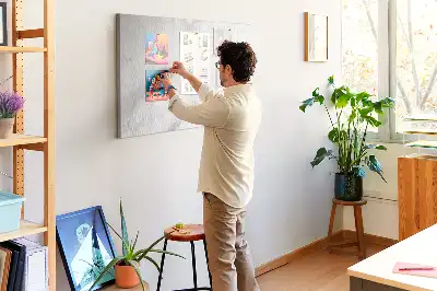 Marble Print Cork Board