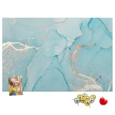 Decorative Marble Cork Memo Board