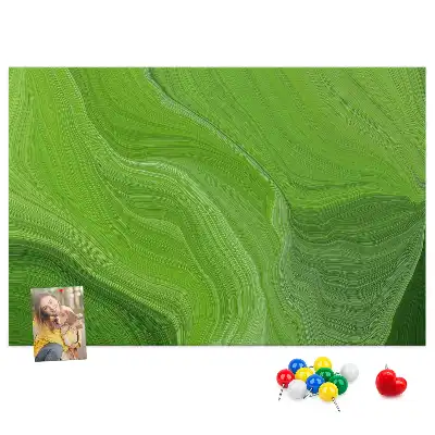 Printed Cork Board Modern waves