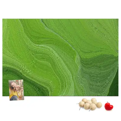 Printed Cork Board Modern waves