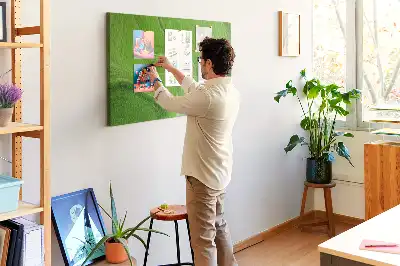 Printed Cork Board Modern waves
