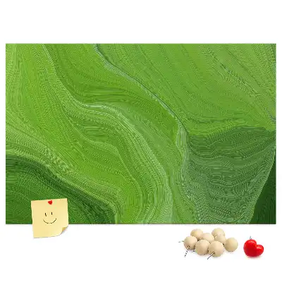 Printed Cork Board Modern waves