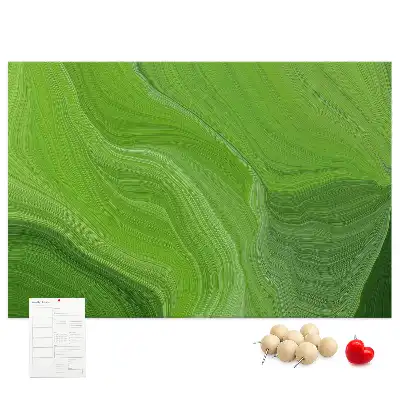 Printed Cork Board Modern waves