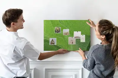 Printed Cork Board Modern waves