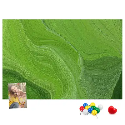 Printed Cork Board Modern waves