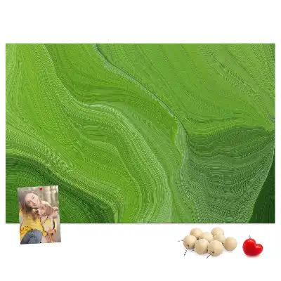 Printed Cork Board Modern waves