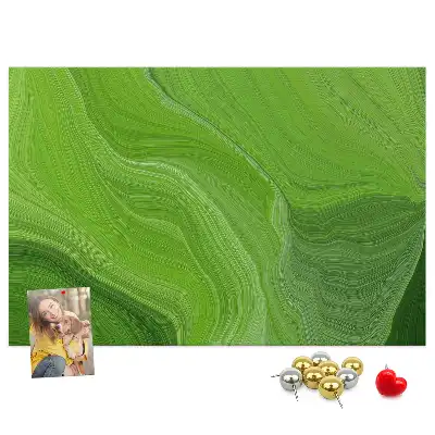 Printed Cork Board Modern waves