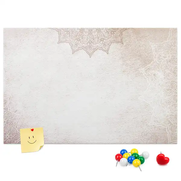 Cork memo board Decorative pattern