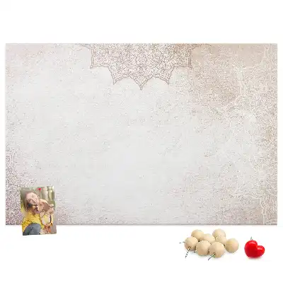 Cork memo board Decorative pattern