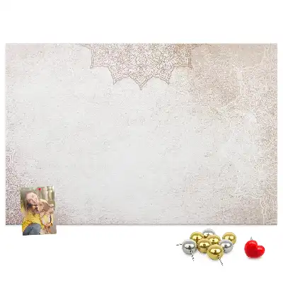 Cork memo board Decorative pattern