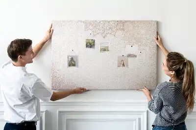 Cork memo board Decorative pattern