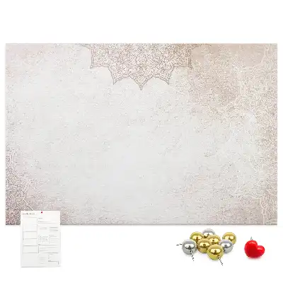Cork memo board Decorative pattern
