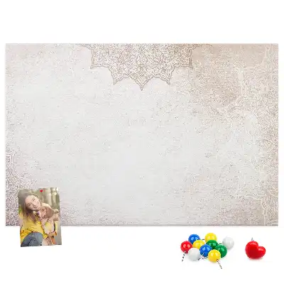 Decorative Pattern Cork Memo Board