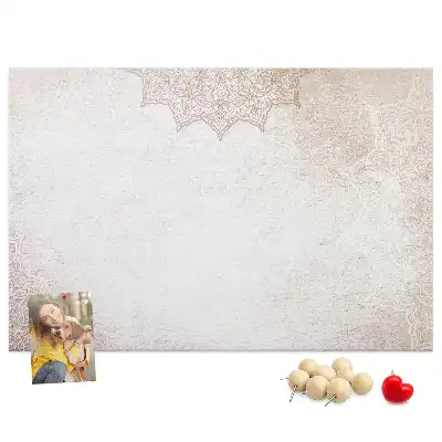 Cork memo board Decorative pattern