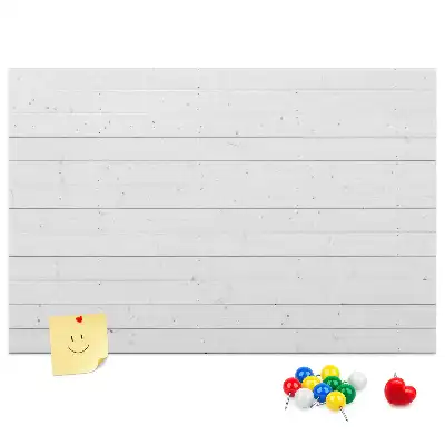 Printed Cork Memo Board with a Wooden Panels Pattern