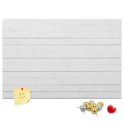 Printed Cork Memo Board with a Wooden Panels Pattern
