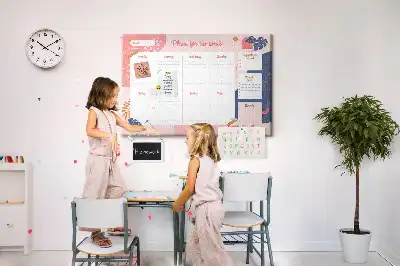 Cork memo board Weekly Planner