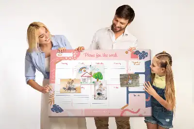 Cork memo board Weekly Planner