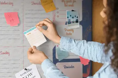 Cork memo board Weekly Planner