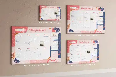 Cork memo board Weekly Planner