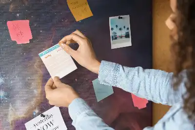 Printed Cork Board Galaxy world