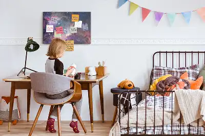 Printed Cork Board Galaxy world