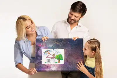 Printed Cork Board Galaxy world