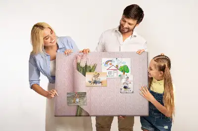 Flower Bouquet Printed Cork Memo Board