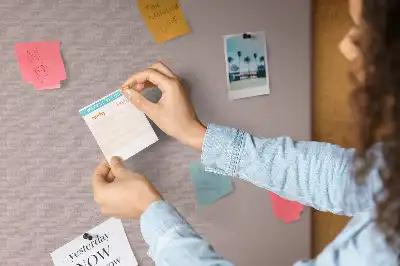 Flower Bouquet Printed Cork Memo Board