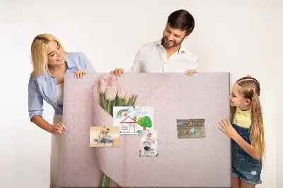 Flower Bouquet Printed Cork Memo Board