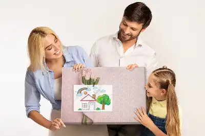 Flower Bouquet Printed Cork Memo Board
