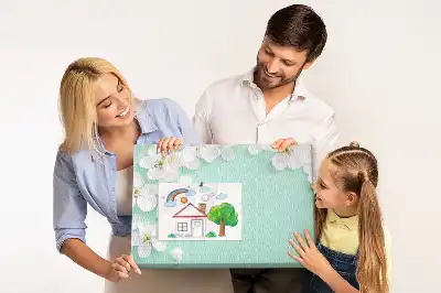 Printed Cork Board Blooming daisies