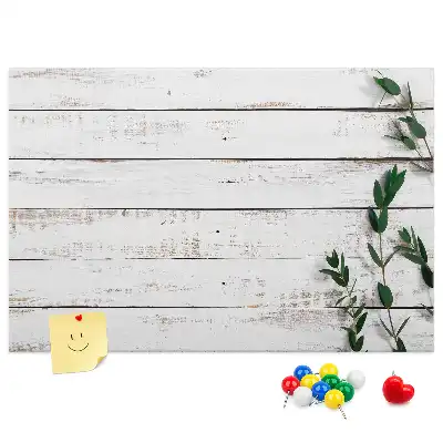 Printed Cork Memo Board with Wooden Frame