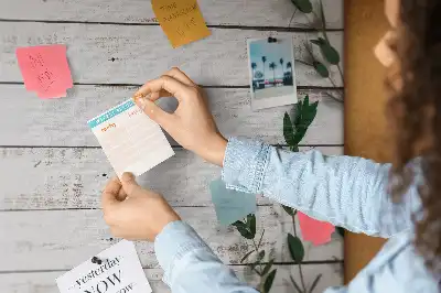 Printed Cork Memo Board Wooden boards