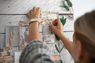 Printed Cork Memo Board Wooden boards