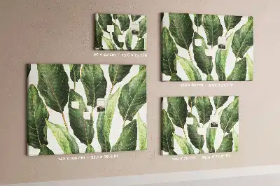 Palm Leaf Printed Cork Memo Board