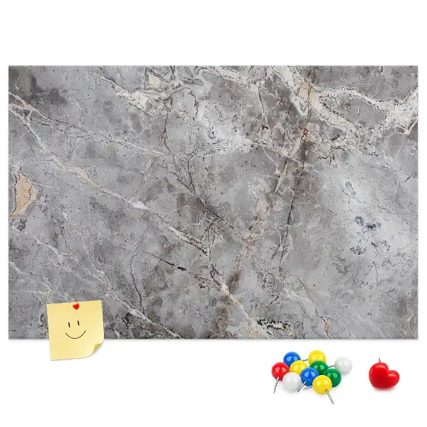 Cork memo board Marble pattern
